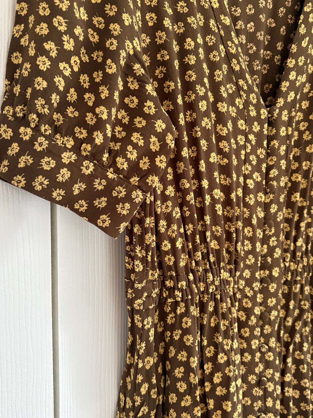 Madewell Button-Front Midi Dress - Picture 4 of 7